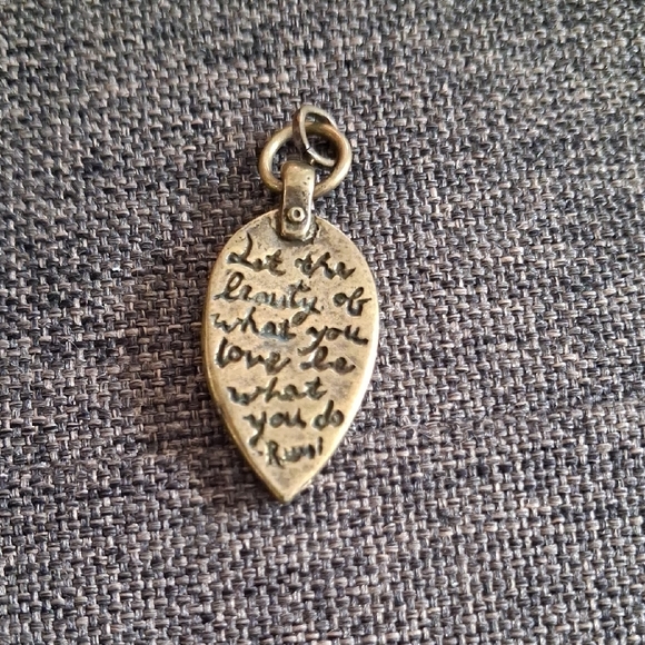 Gold Bird Pendant - Picture 2 of 3